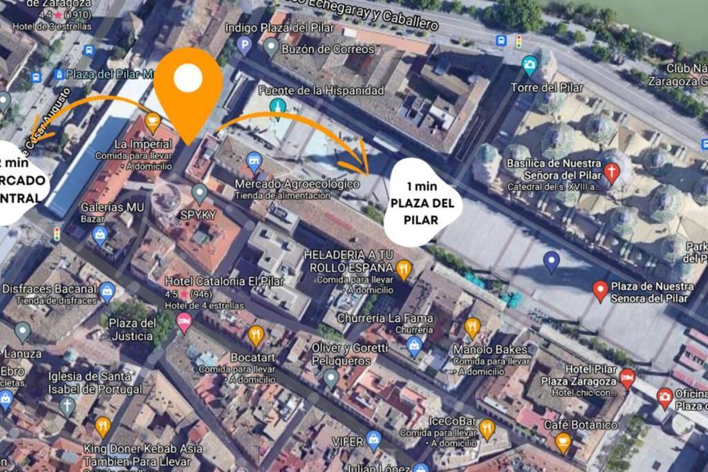 Apartamento Unico En Plaza Del Pilar Zaragoza Exterior photo